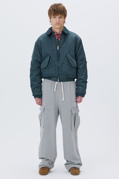 NYLON UTILITY BLOUSON GREEN