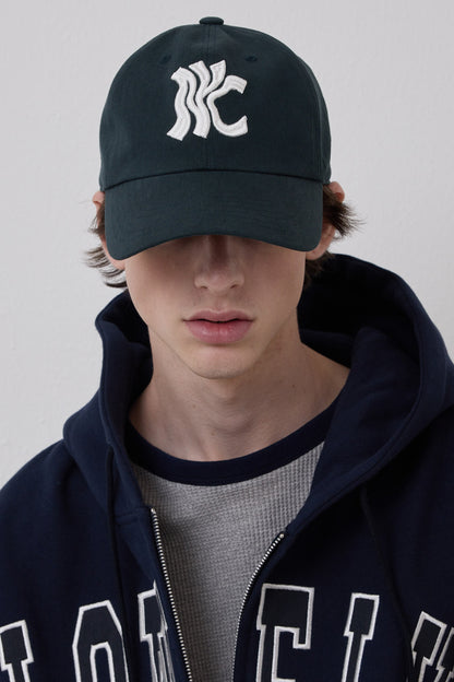 WAVE CITY NYC WASHED BALL CAP NAVY