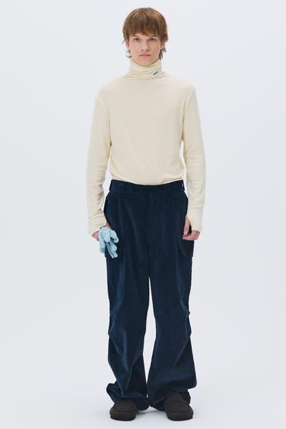 SOFT TURTLENECK T-SHIRT IVORY