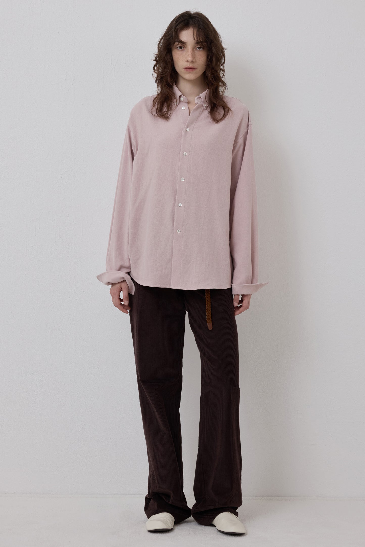 EASY UNIFORM CORDUROY PANTS BROWN(WOMEN'S)-COMING SOON
