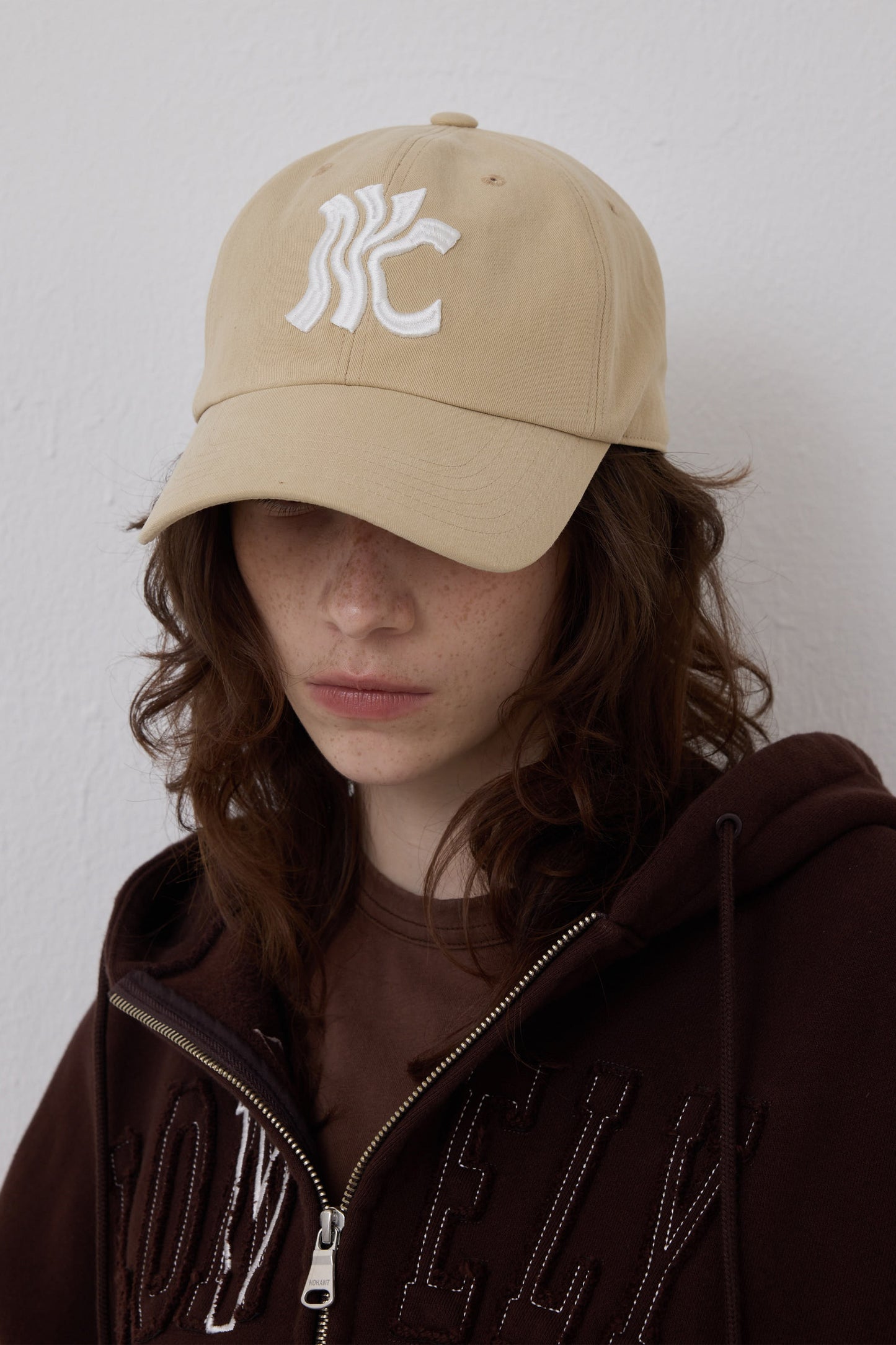 WAVE CITY NYC WASHED BALL CAP BEIGE