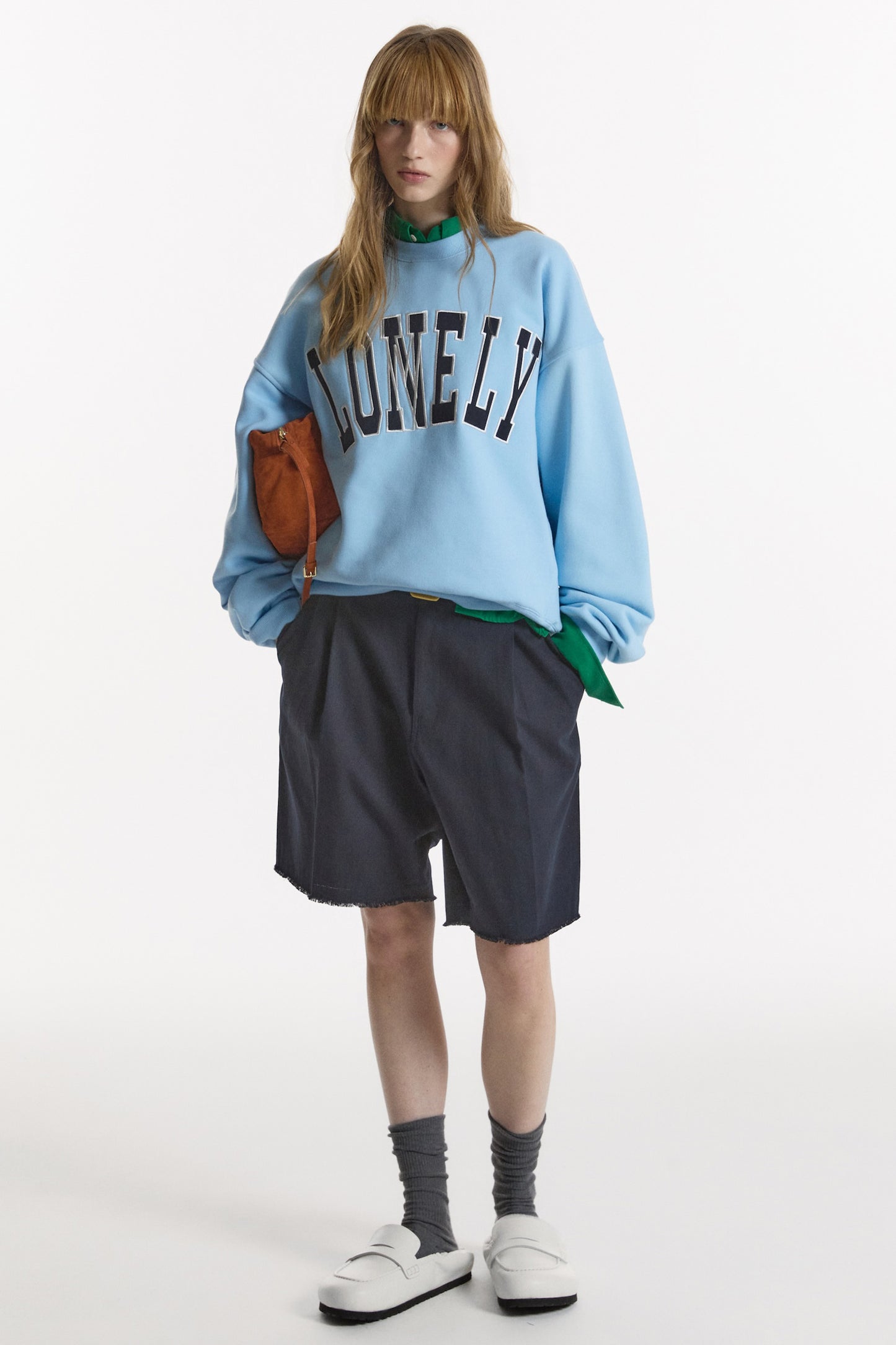LONELY/LOVELY SWEATSHIRT SKY BLUE