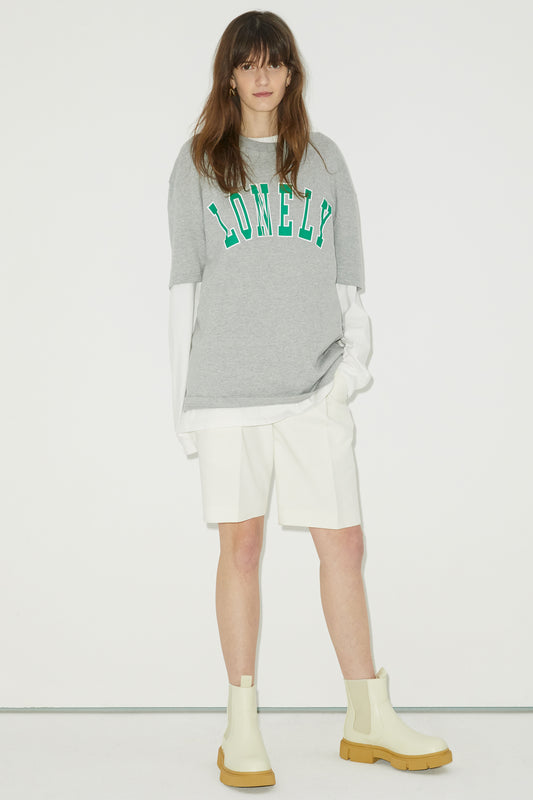 LONELY/LOVELY SHORT SLEEVE T SHIRT GRAY