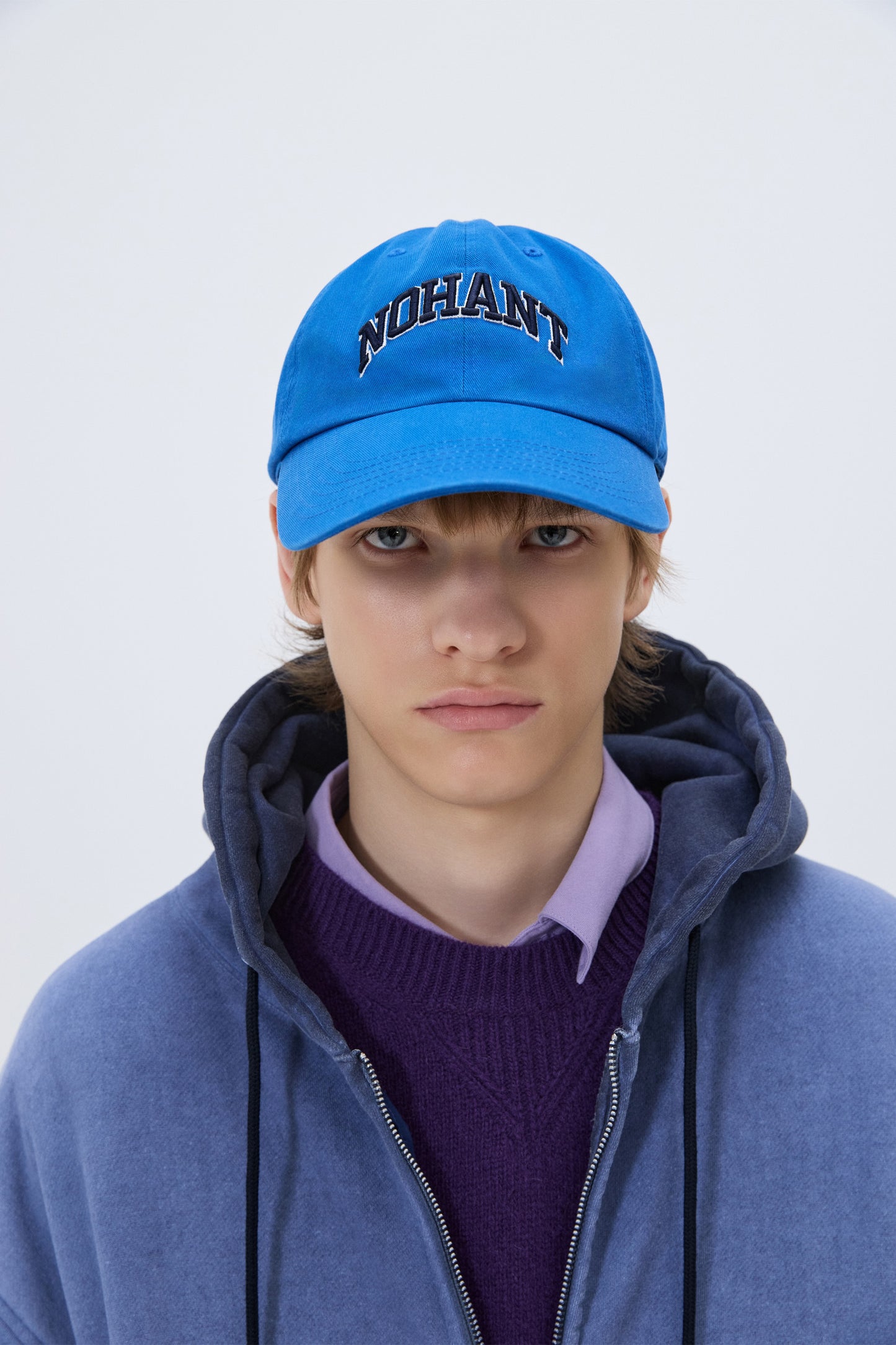 ARCH EMBROIDERY LOGO BALL CAP BLUE