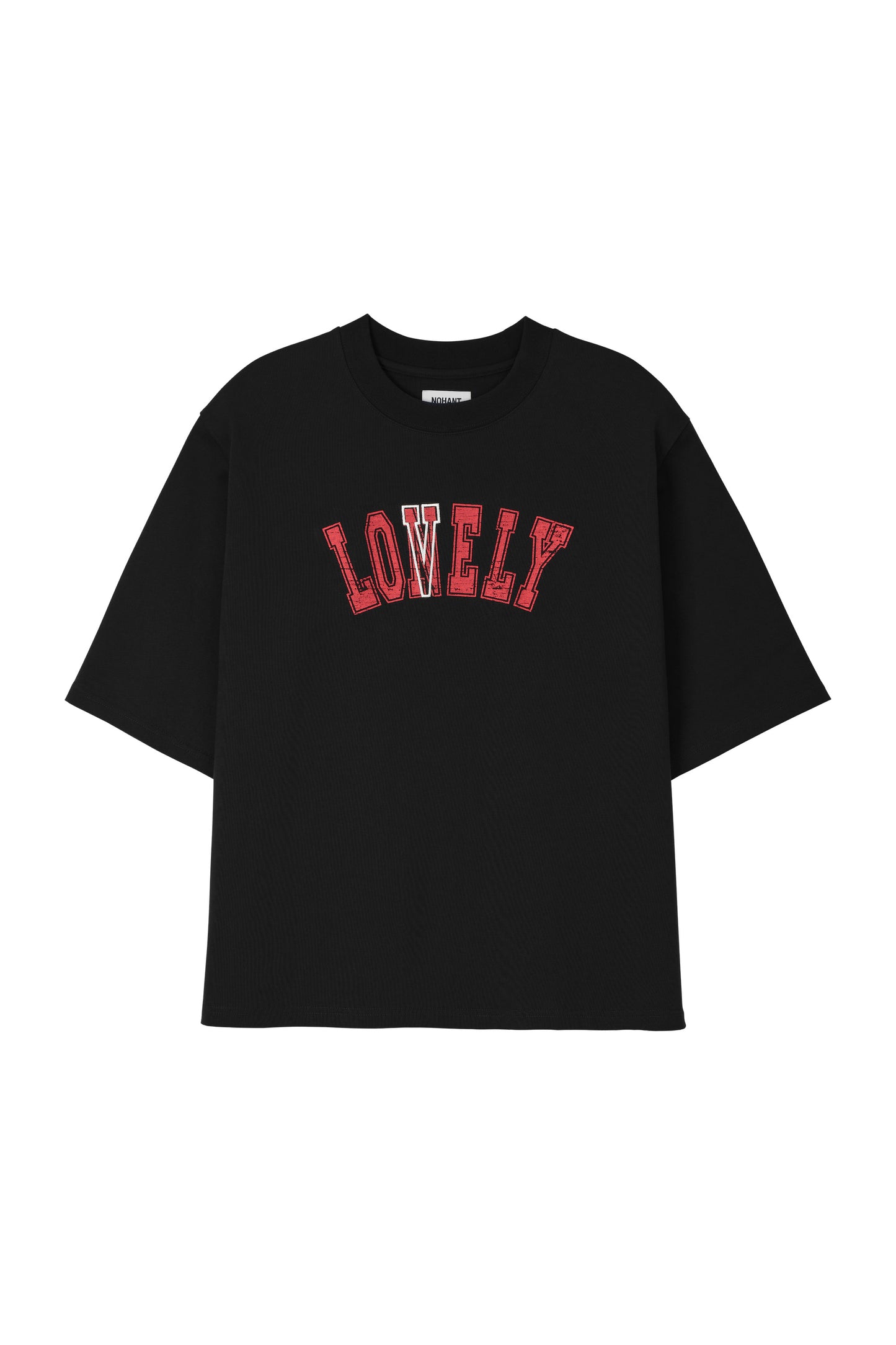 LONELY/LOVELY STRUCTURED T-SHIRT BLACK