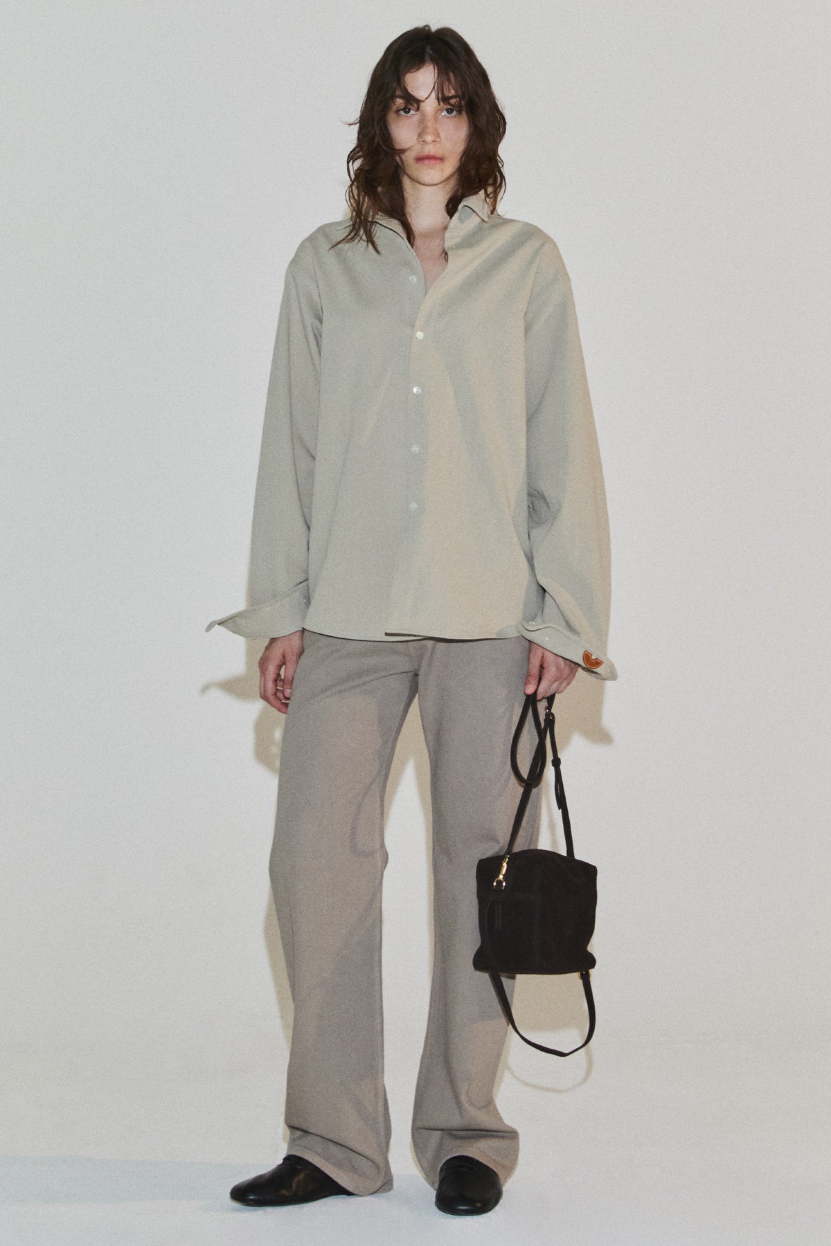 WIRE OXFORD SHIRT BEIGE