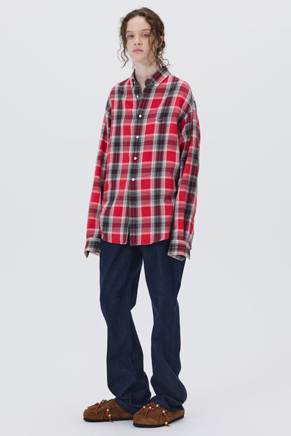 WESTERN CHECK SHIRT RED