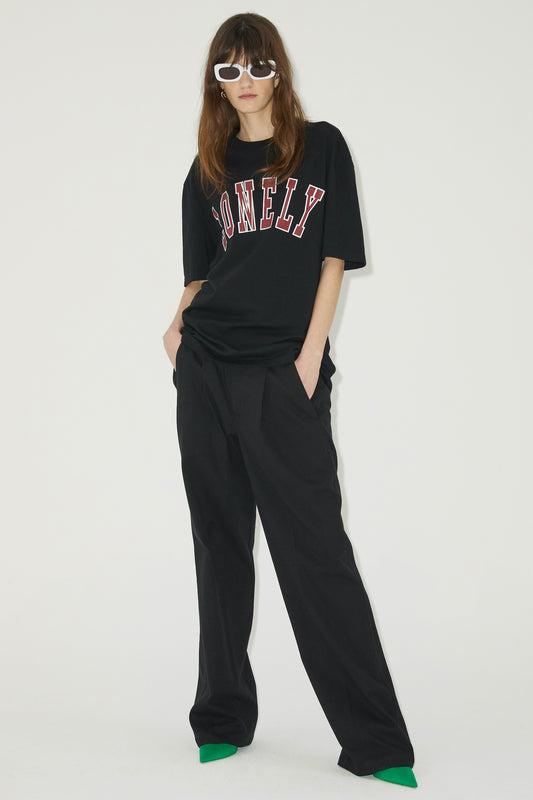 LONELY/LOVELY SHORT SLEEVE T SHIRT BLACK