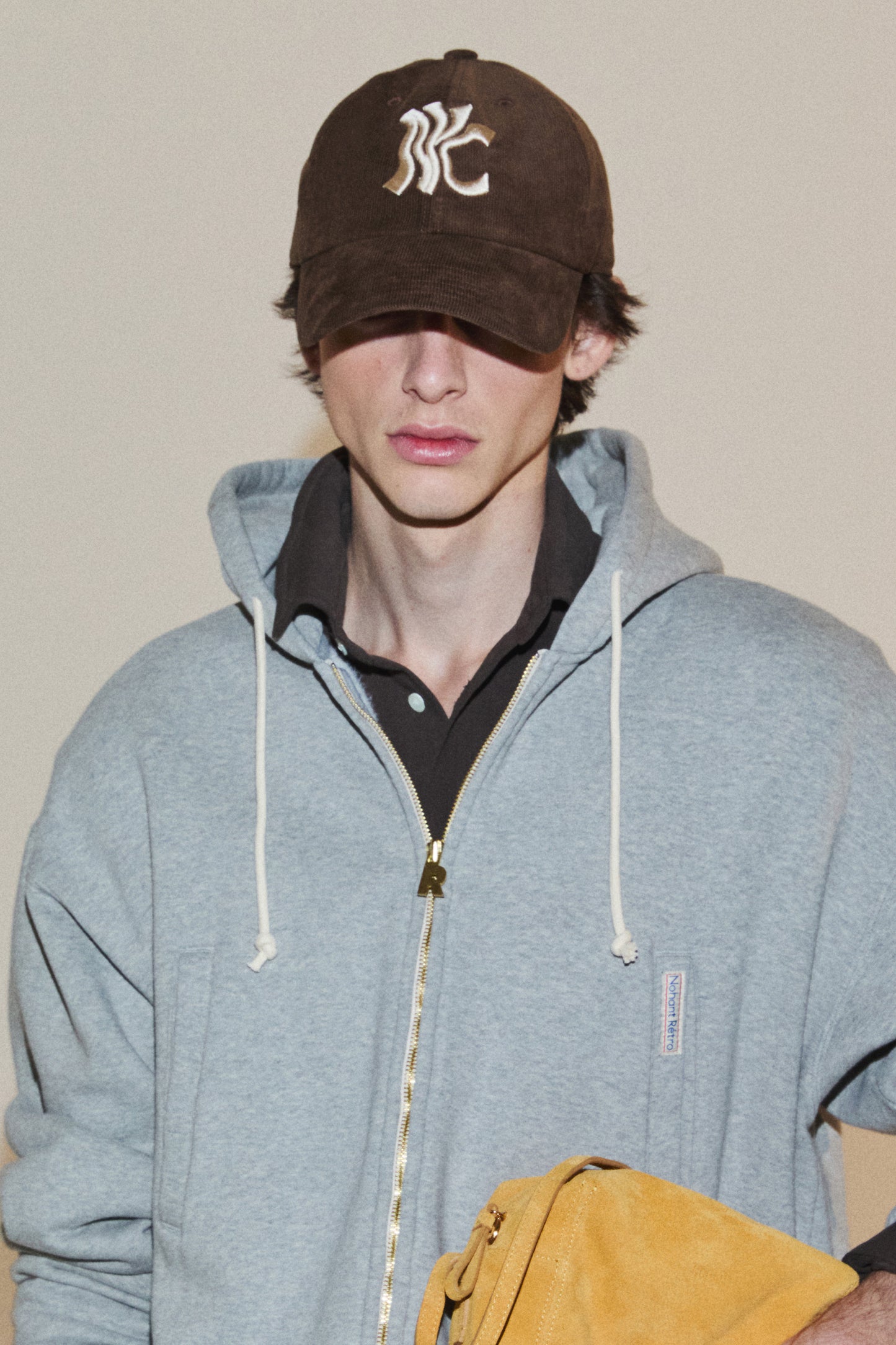 WAVE CITY NYC CORDUROY BALL CAP BROWN