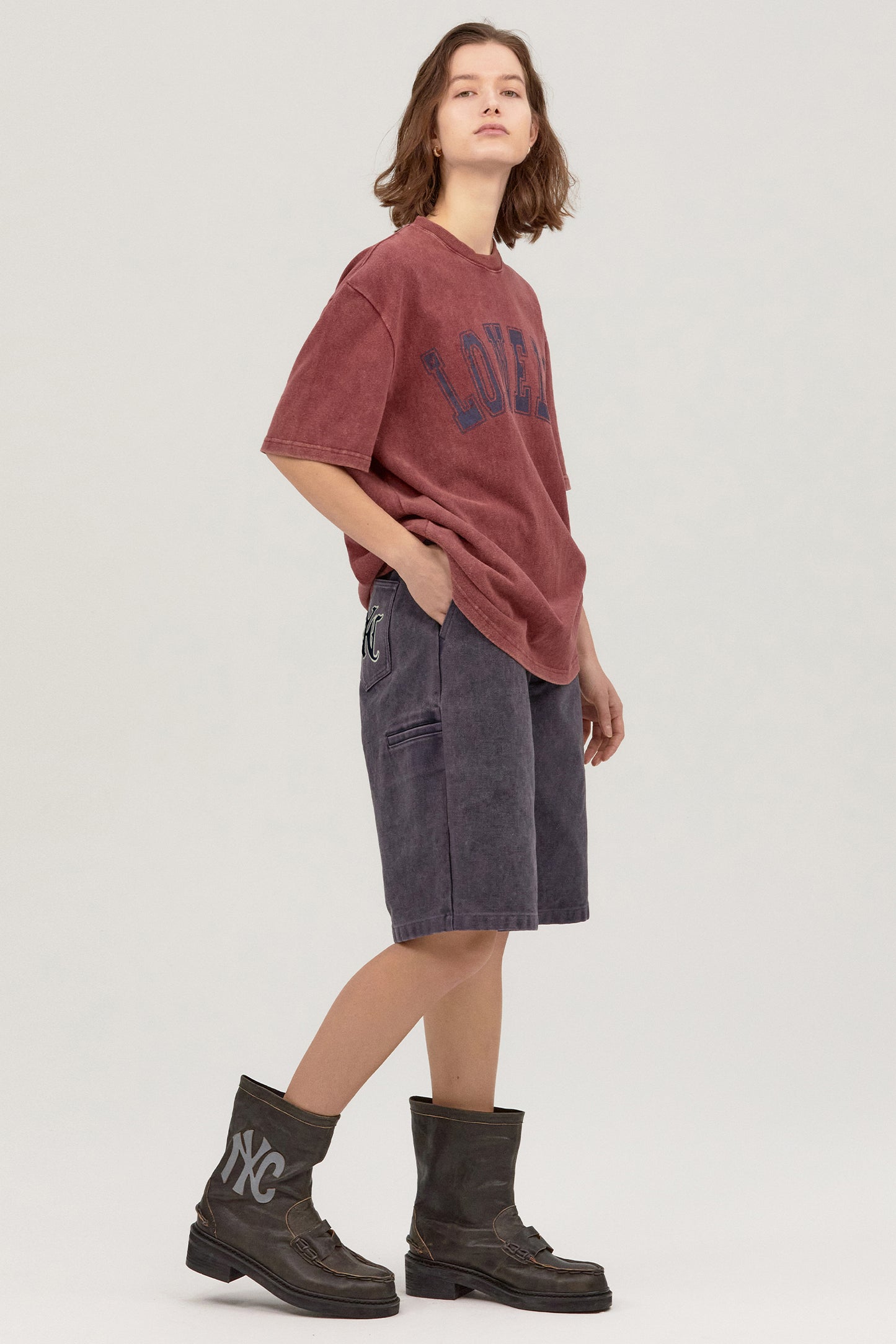 NYC REGULAR FIT WORK SHORTS NAVY