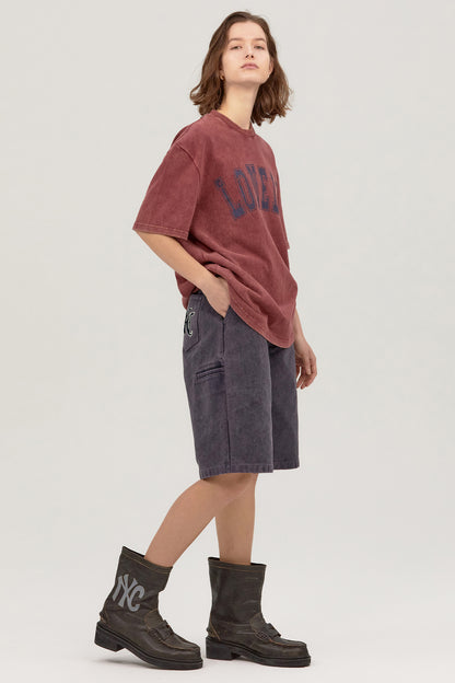 NYC REGULAR FIT WORK SHORTS NAVY