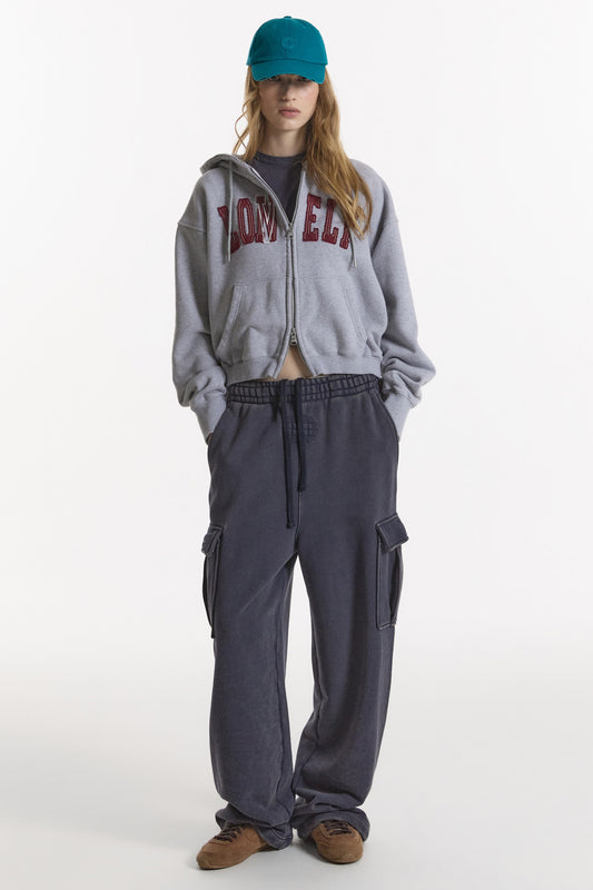 WASHED CARGO SWEAT PANTS NAVY