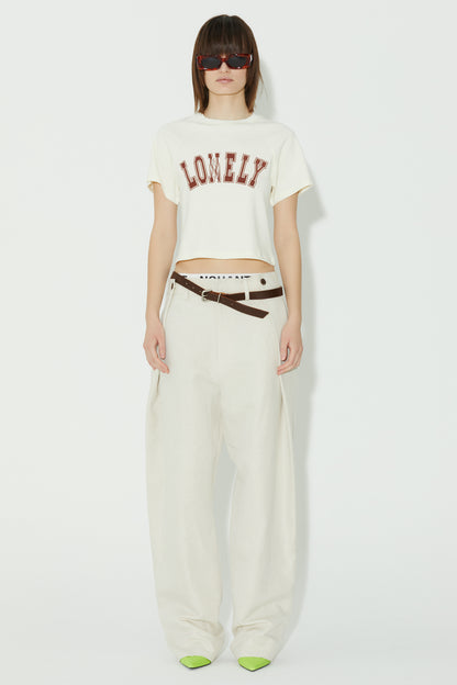 LONELY/LOVELY BABY T SHIRT CREAM