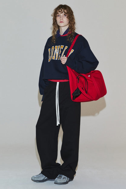 LONELY/LOVELY CRACK SWEATSHIRT NAVY