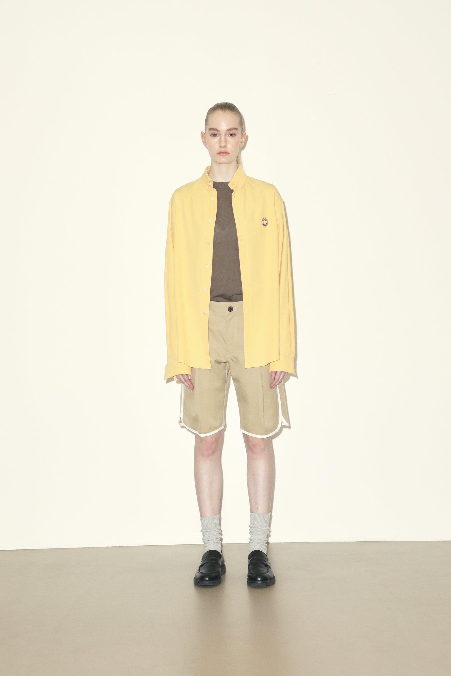 LOGO OXFORD SHIRT YELLOW