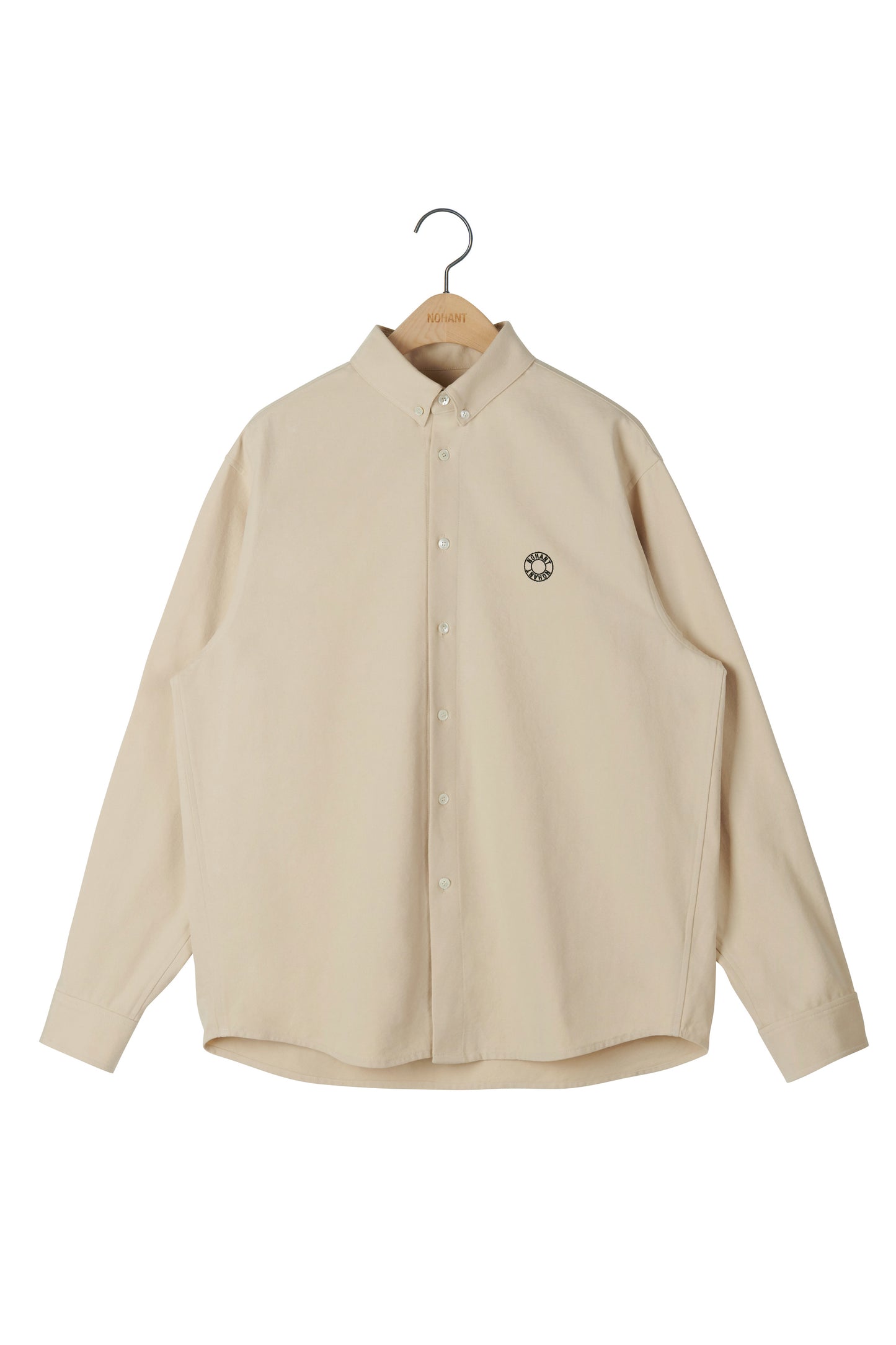 LOGO OXFORD SHIRT BEIGE