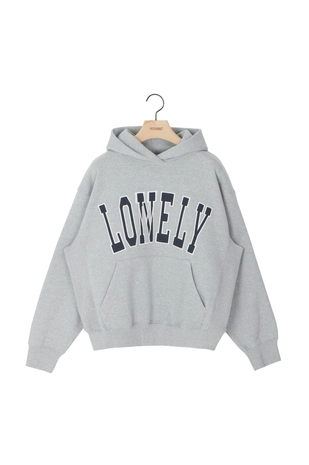 LONELY/LOVELY FLUFF HOODIE GRAY