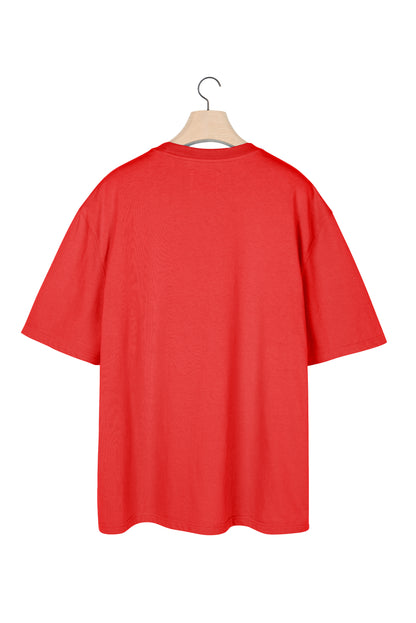 LONELY/LOVELY SHORT SLEEVE T SHIRT RED CREAM