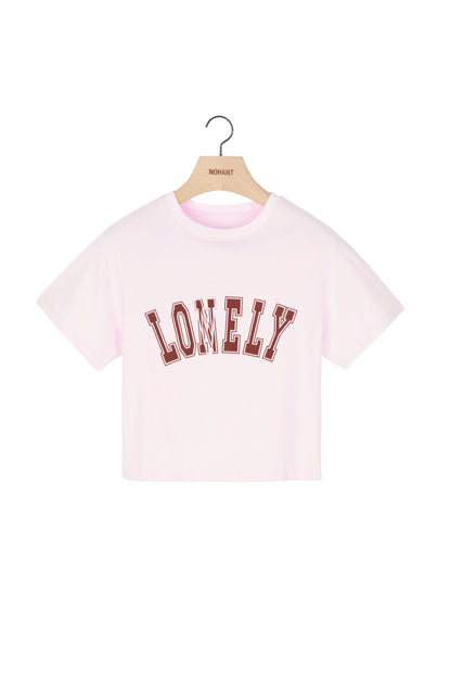 LONELY/LOVELY BABY T SHIRT PINK