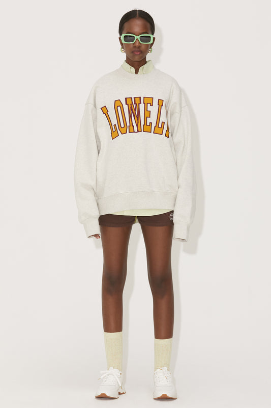 LONELY/LOVELY FLUFF SWEATSHIRT OATMEAL