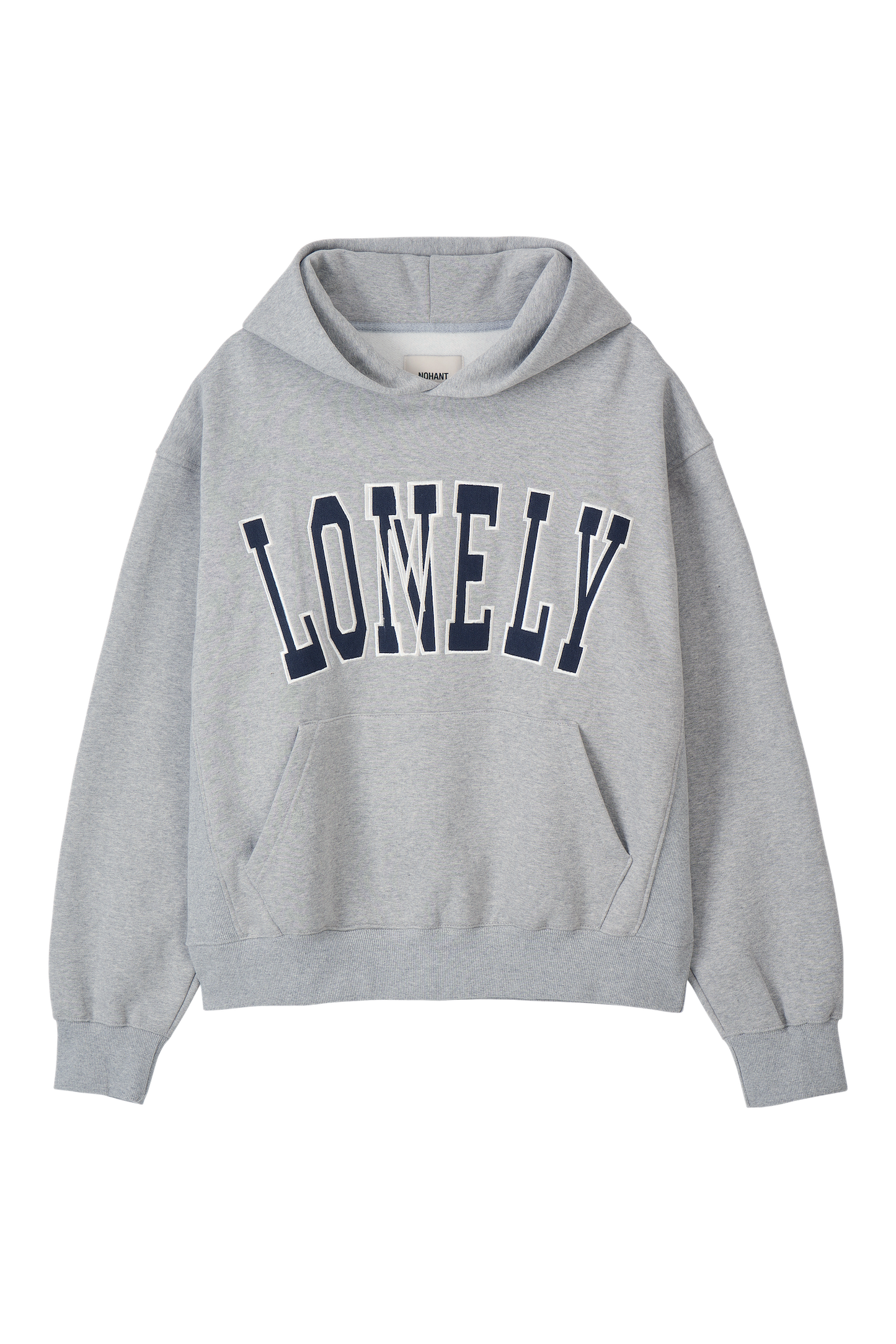 LONELY/LOVELY FLUFF HOODIE GRAY
