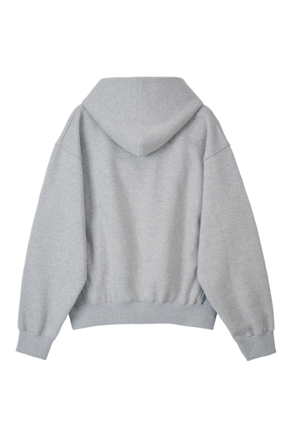 LONELY/LOVELY FLUFF HOODIE GRAY