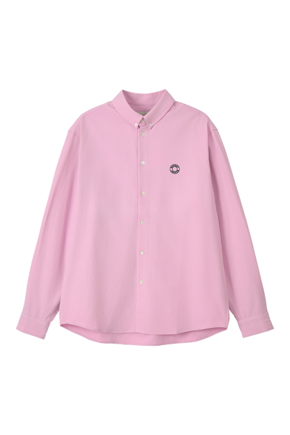 LOGO OXFORD SHIRT PINK
