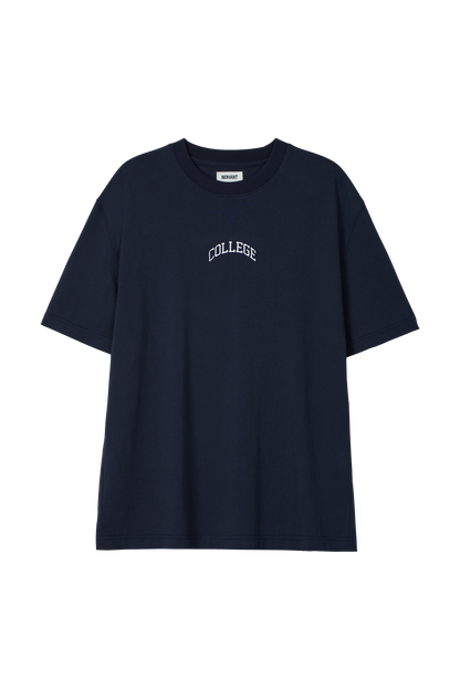 COLLEGE LOGO T-SHIRT NAVY