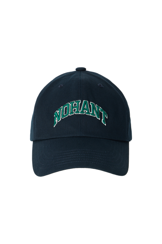 CONTRAST ARCH LOGO BALL CAP NAVY