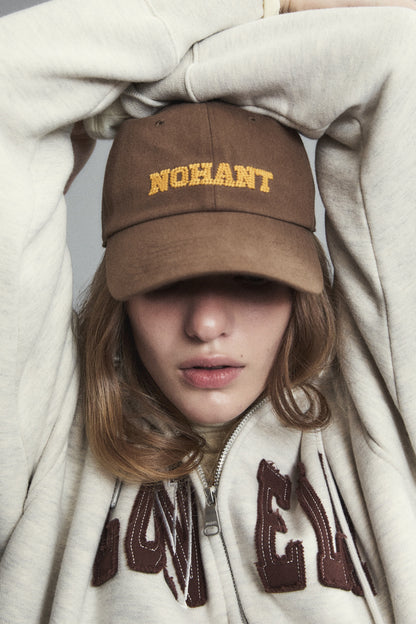 PIXEL LOGO BALL CAP BROWN(STANDARD FIT)