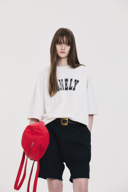 LONELY/LOVELY STRUCTURED T-SHIRT WHITE