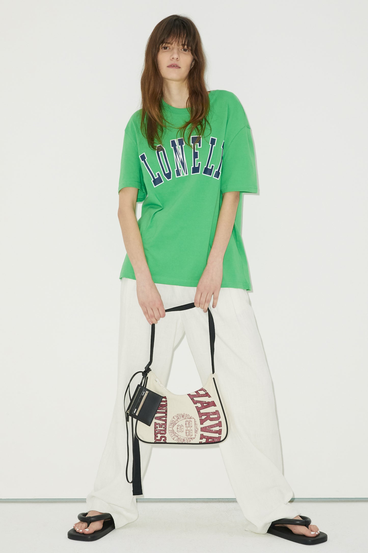 LONELY/LOVELY SHORT SLEEVE T SHIRT GREEN