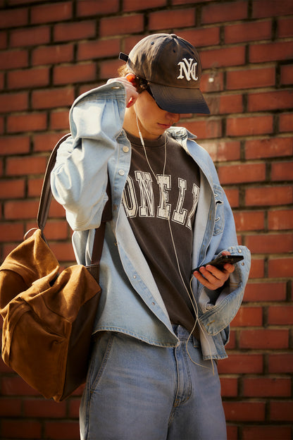 NYC SALT WASHING BALL CAP NAVY