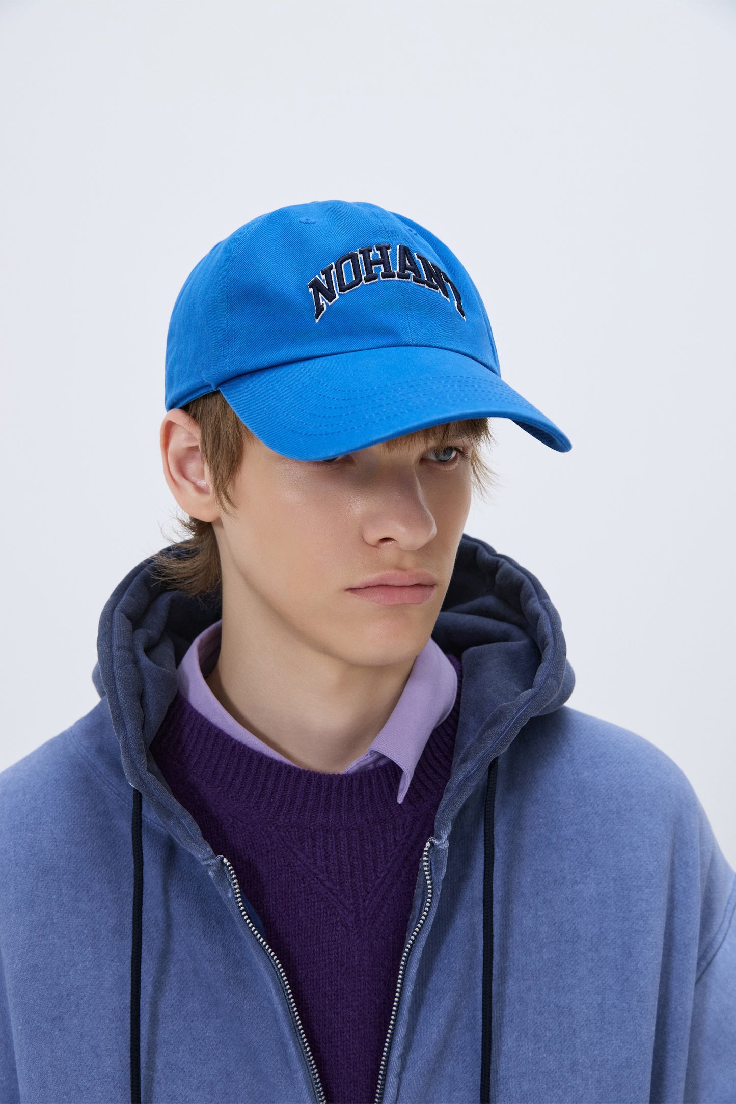 ARCH EMBROIDERY LOGO BALL CAP BLUE