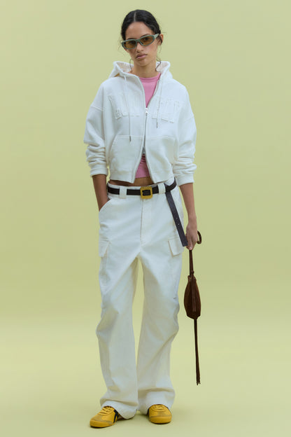 SQUARE BUCKLE LEATHER BELT-FRAME