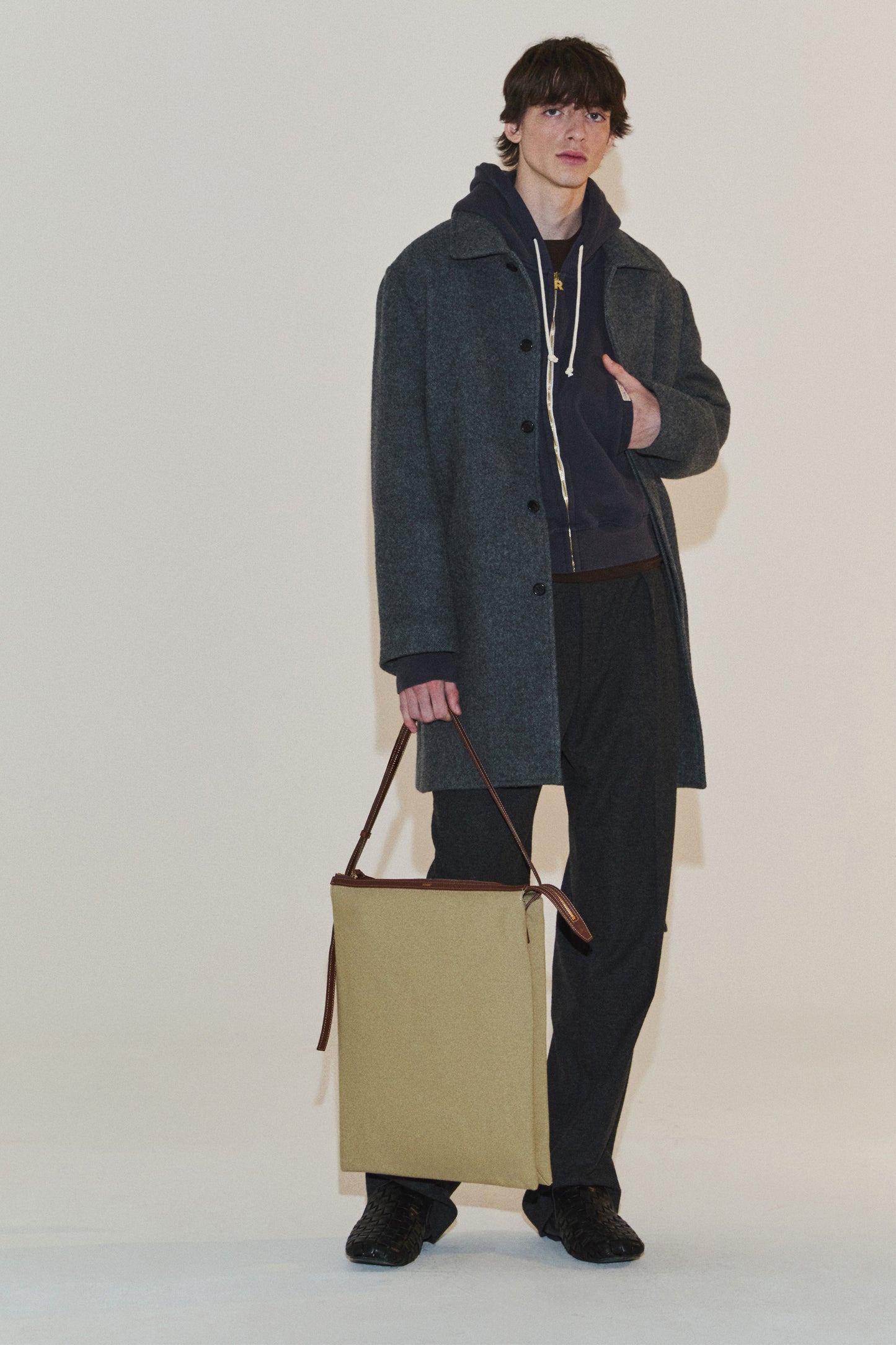 PORTFOLIO CANVAS BAG BEIGE