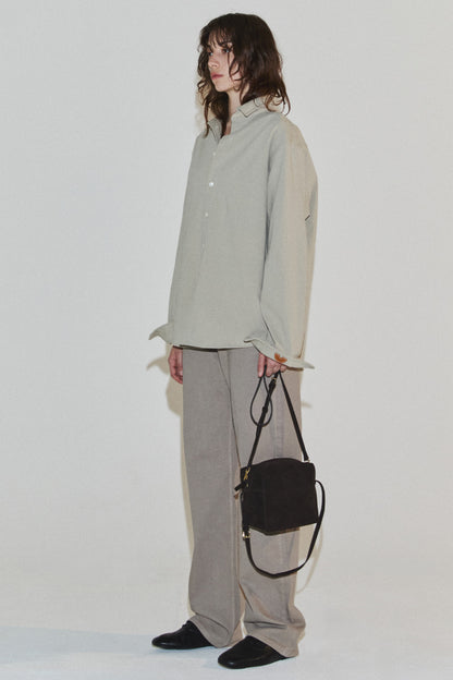 WIRE OXFORD SHIRT BEIGE