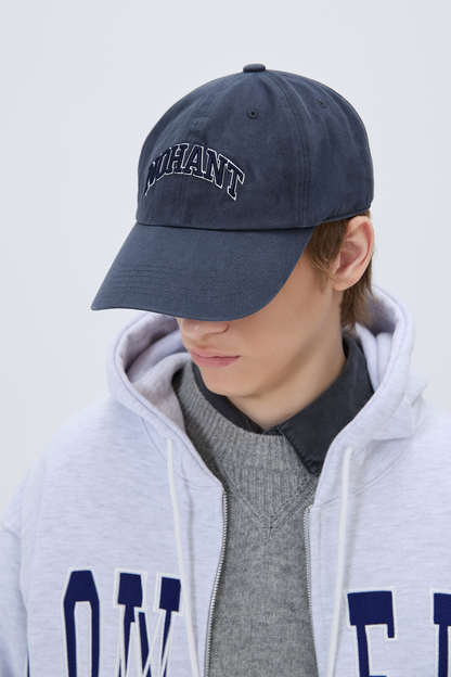 ARCH EMBROIDERY LOGO BALL CAP NAVY