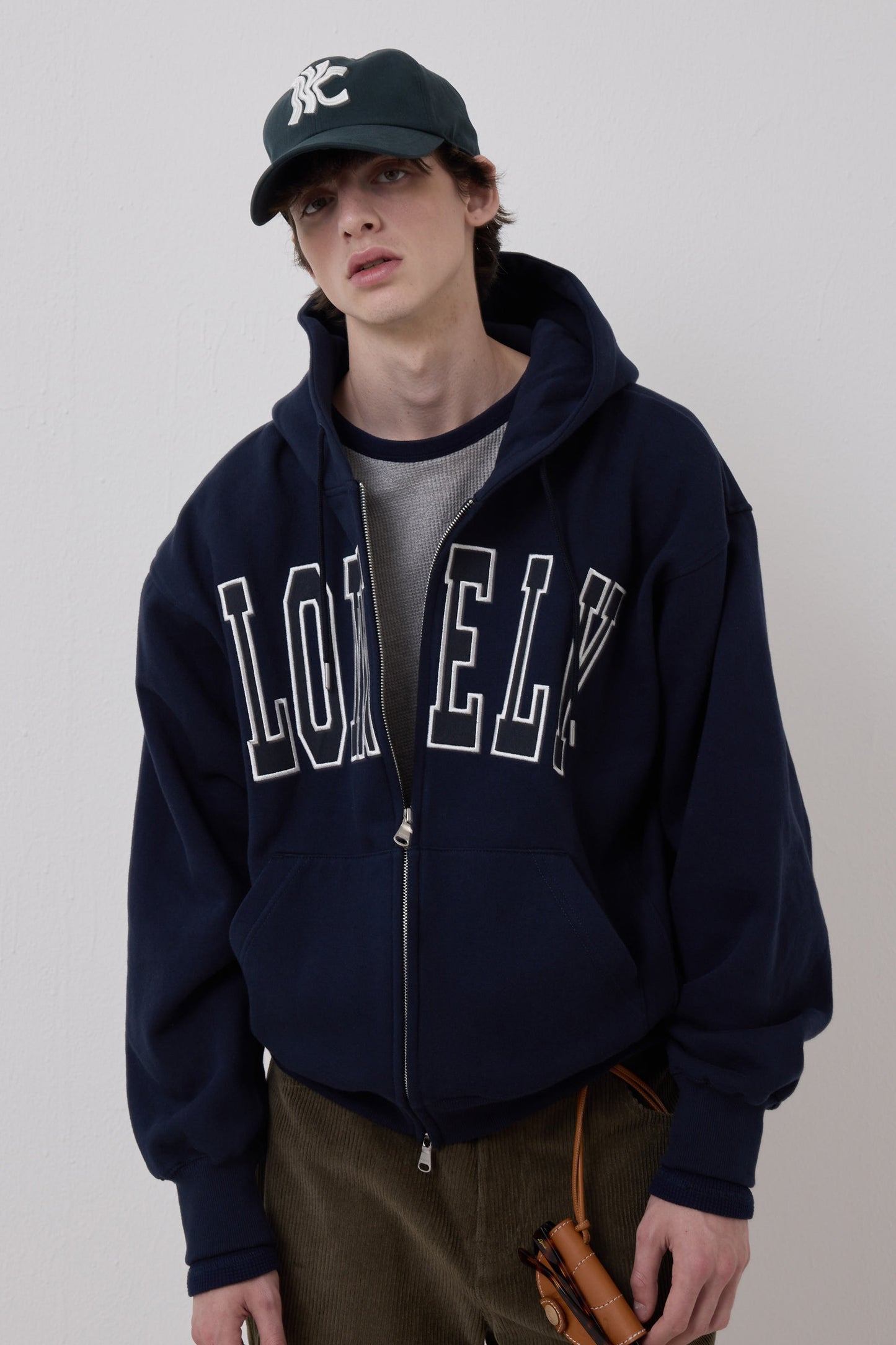 WAVE CITY NYC WASHED BALL CAP NAVY