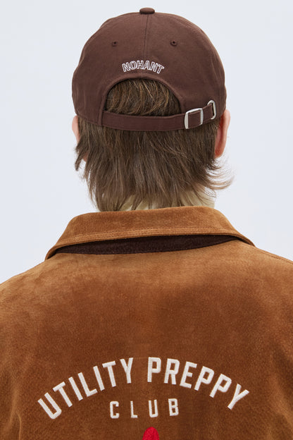 LNLV CURSIVE LOGO BALL CAP BROWN
