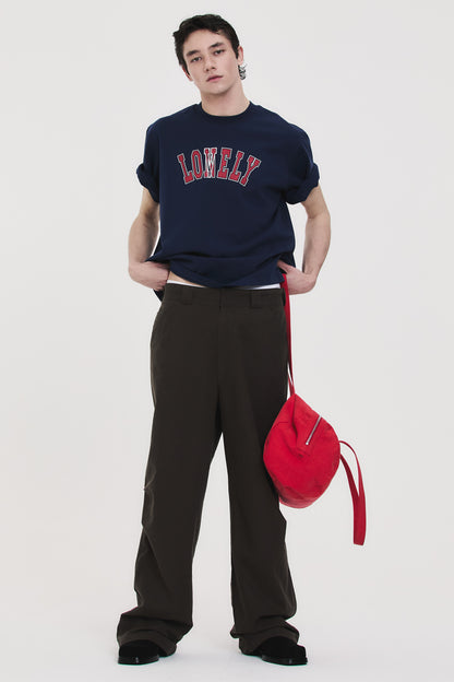 LONELY/LOVELY STRUCTURED T-SHIRT NAVY