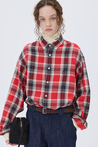 WESTERN CHECK SHIRT RED