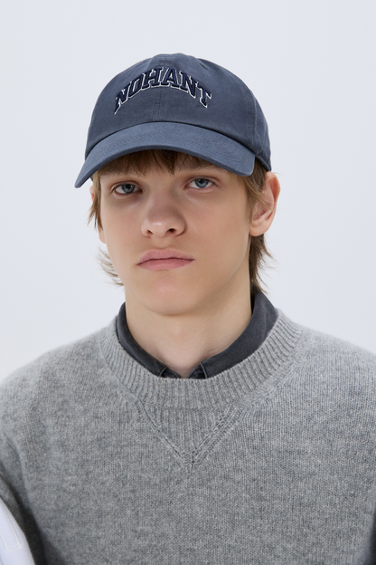 ARCH EMBROIDERY LOGO BALL CAP NAVY