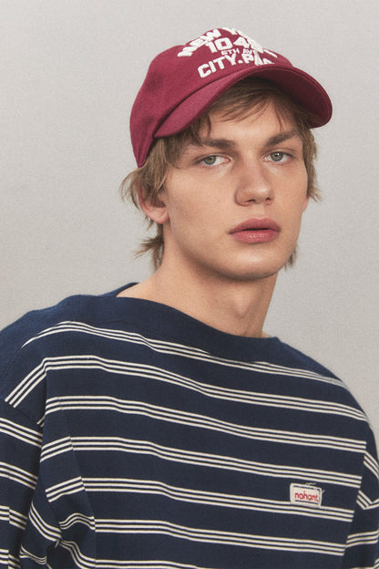 NEW YORK CITY PARK BALL CAP BURGUNDY
