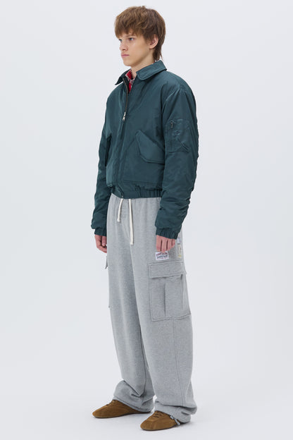 NYLON UTILITY BLOUSON GREEN