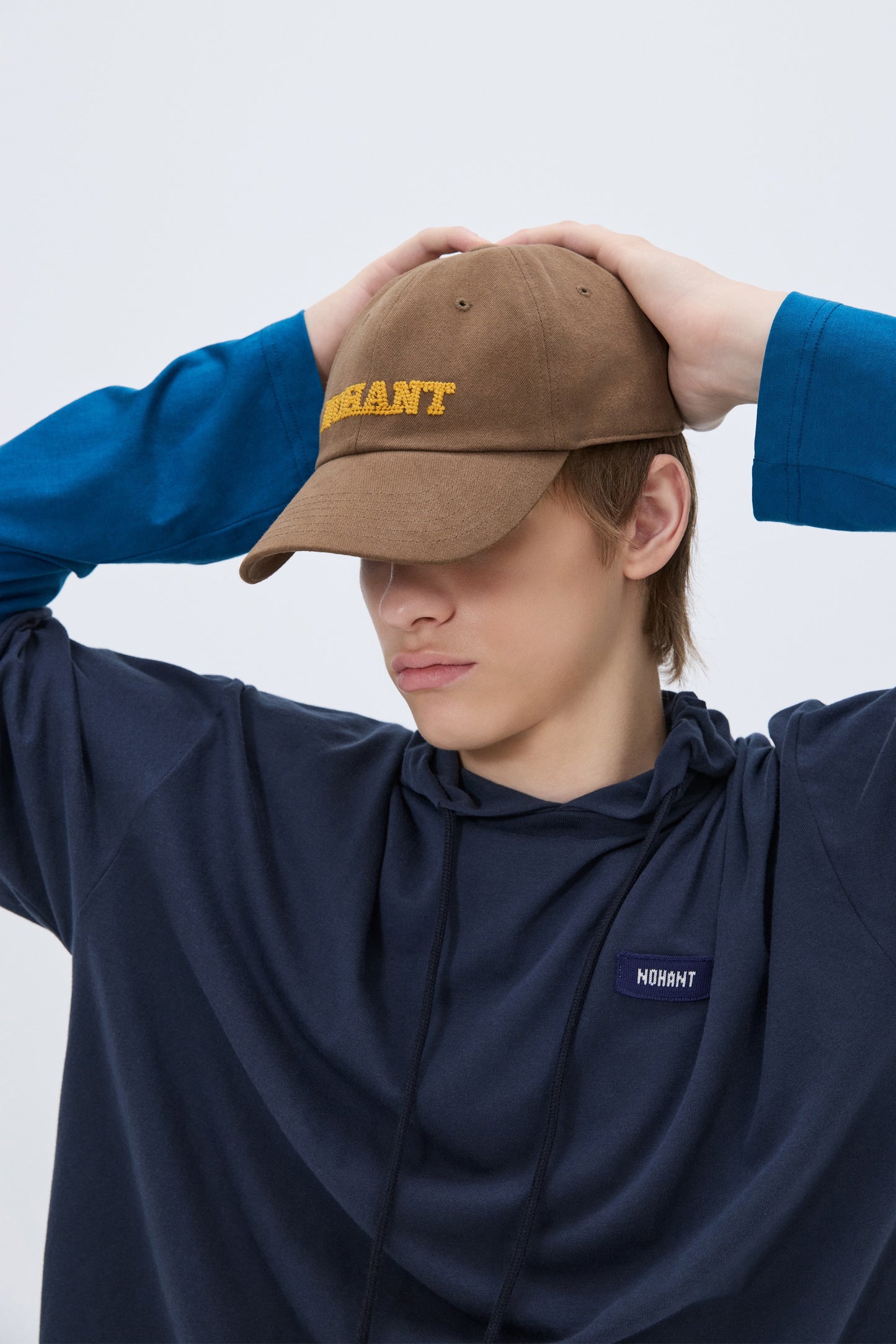 PIXEL LOGO BALL CAP BROWN(STANDARD FIT)