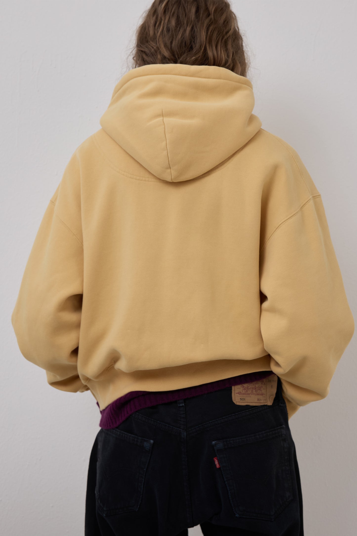 RETRO DAILY HOODIE ZIP-UP YELLOW(COMING SOON)