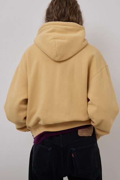RETRO DAILY HOODIE ZIP-UP YELLOW(COMING SOON)