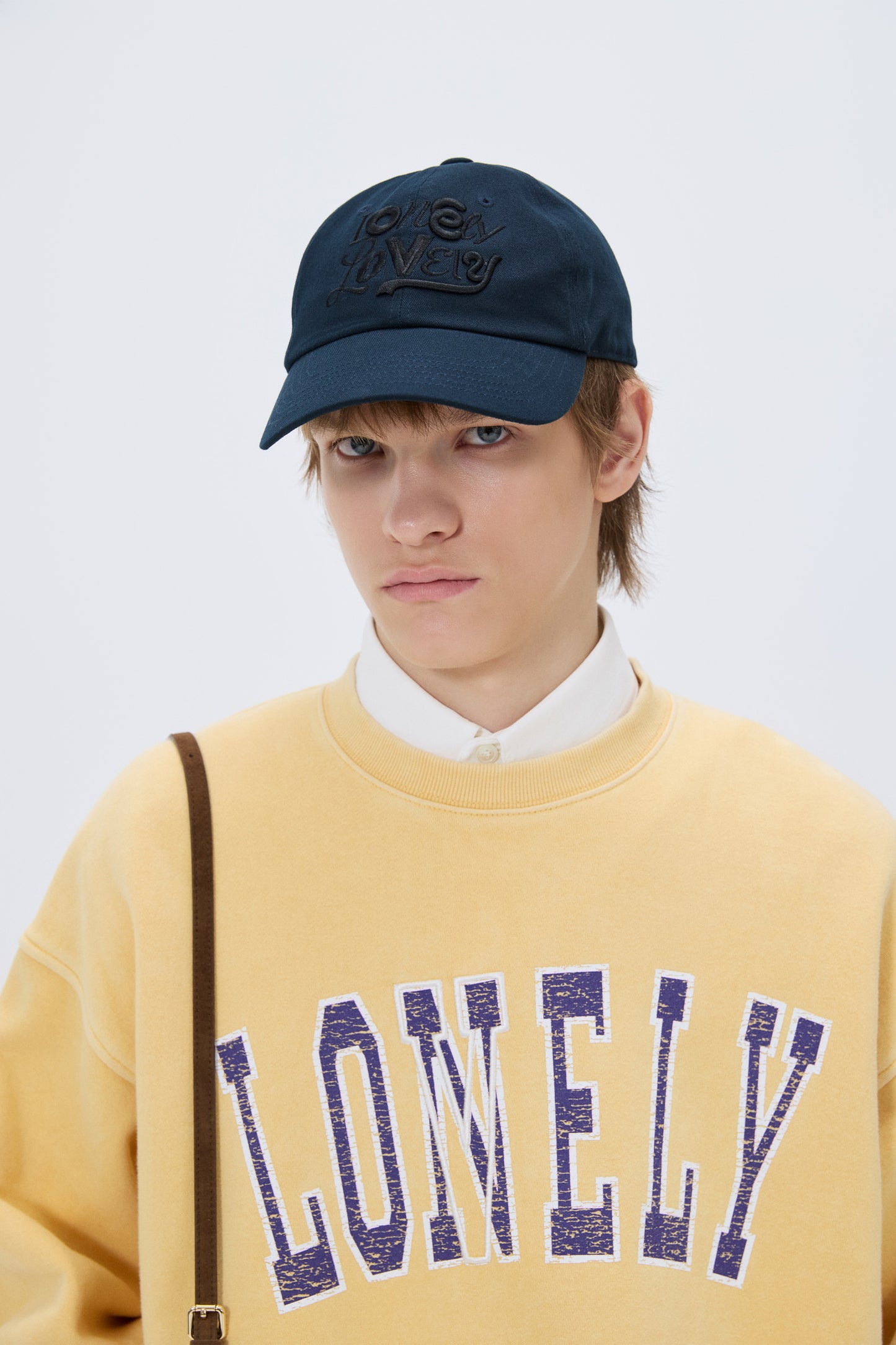 LNLV DOODLE LOGO BALL CAP NAVY(STANDARD FIT)