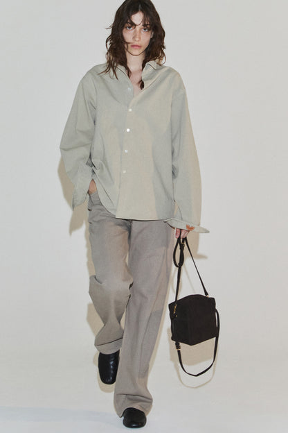 SUEDE PICNIC BAG BROWN(COMING SOON)